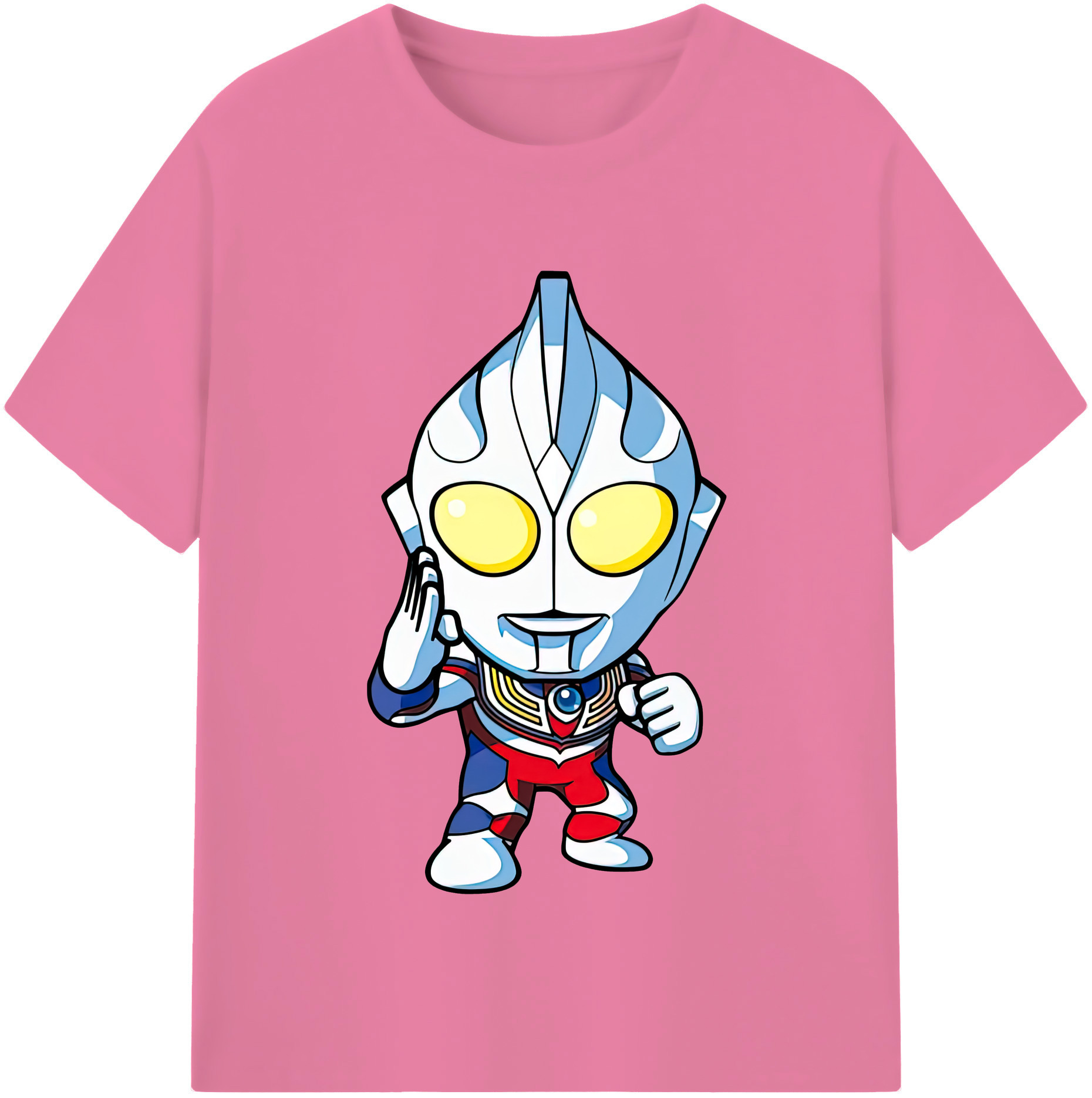 （画像用） ウルトラマン Ultraman 綿100％半袖Tシャツ（フロントプリント）
